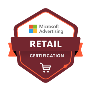 Microsoft Advertising Retail Certification badge