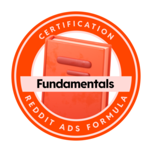 Reddit Ads Formula Fundamentals Certification badge